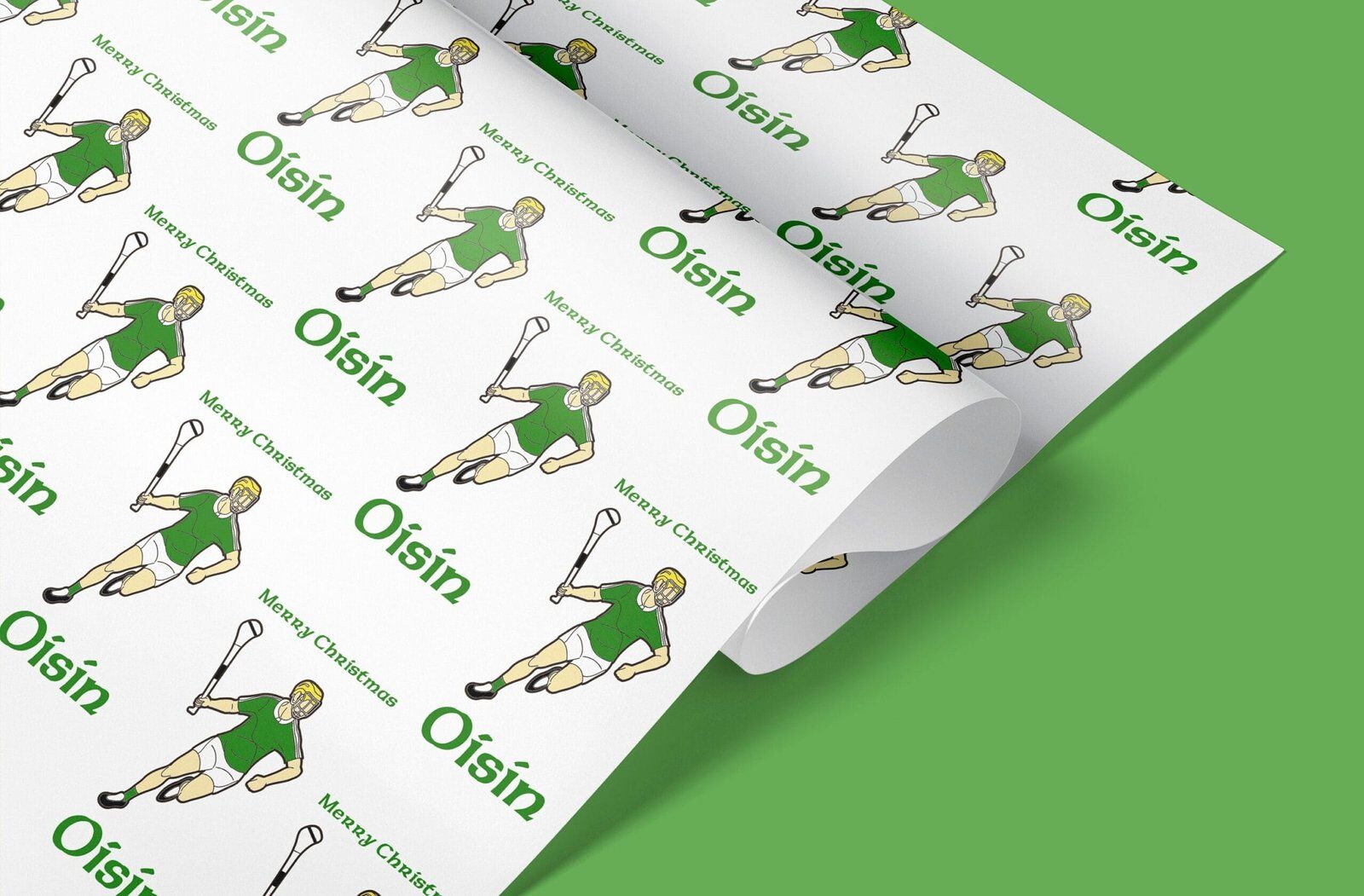 gaa hurler giftwrap