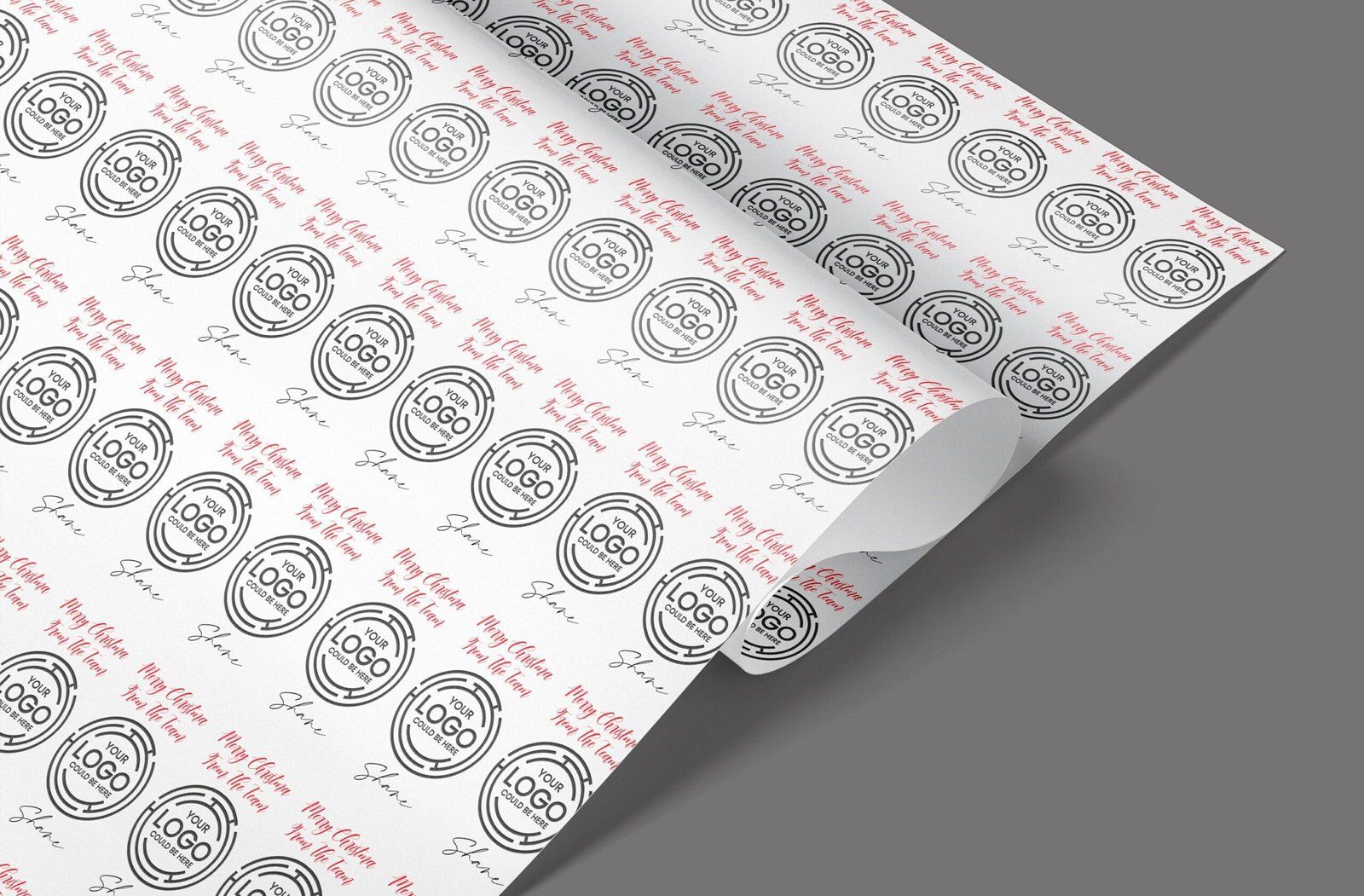 company logo giftwrap
