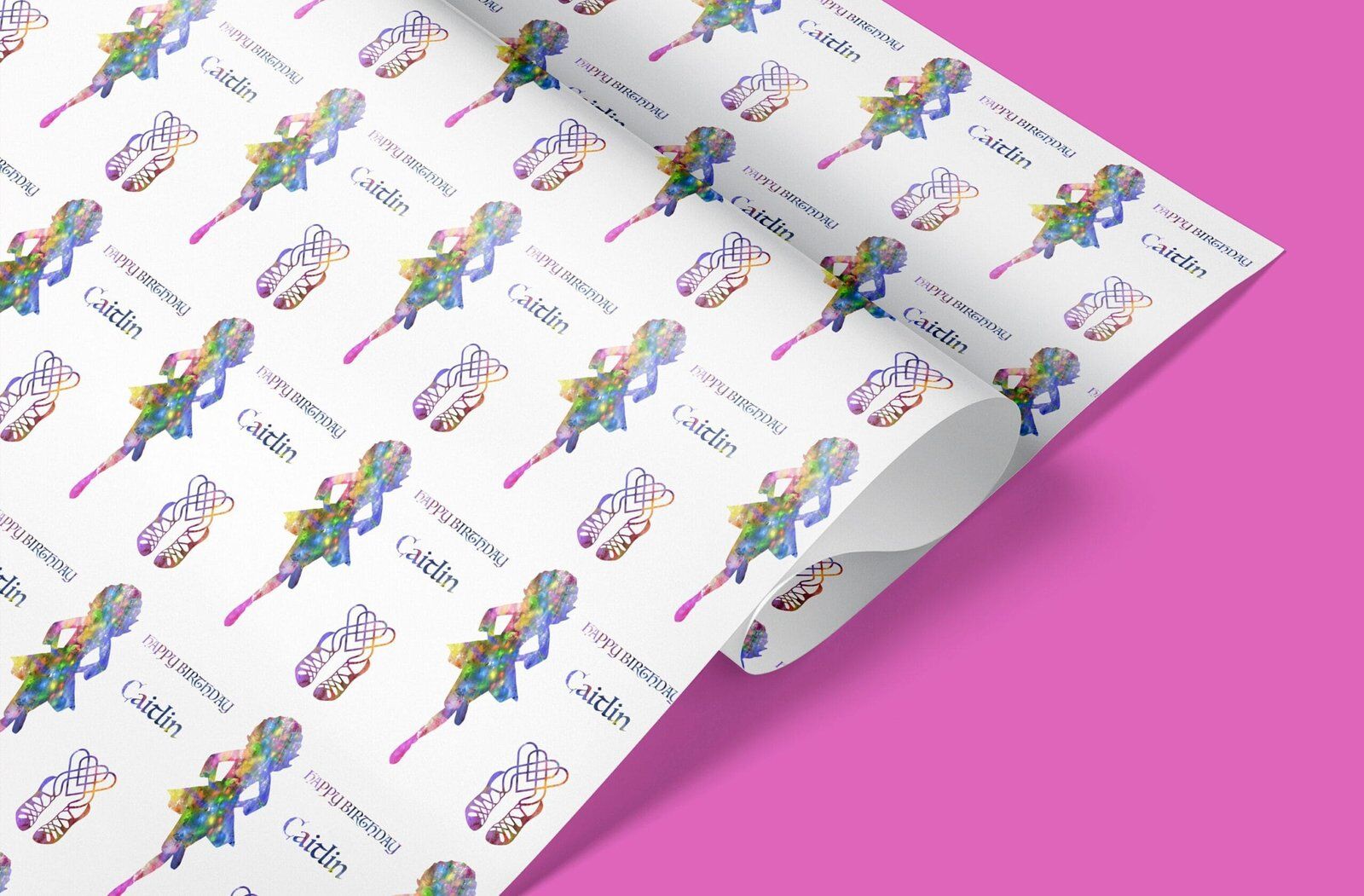 irish dancing giftwrap