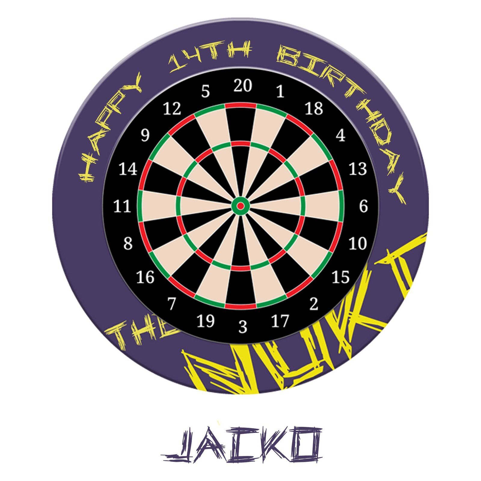 Luke Littler themed darts Wrapping Paper