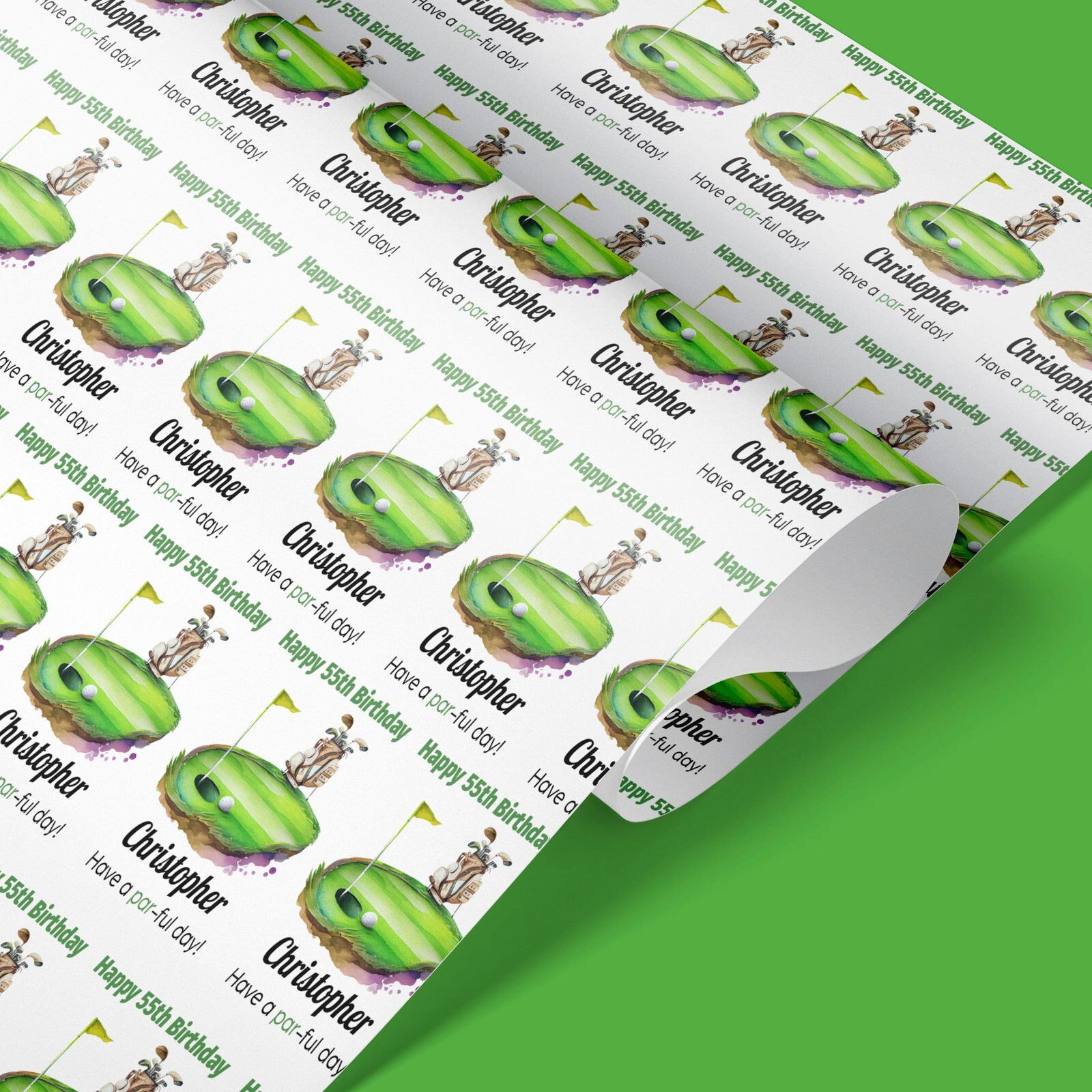 Golf Wrapping Paper