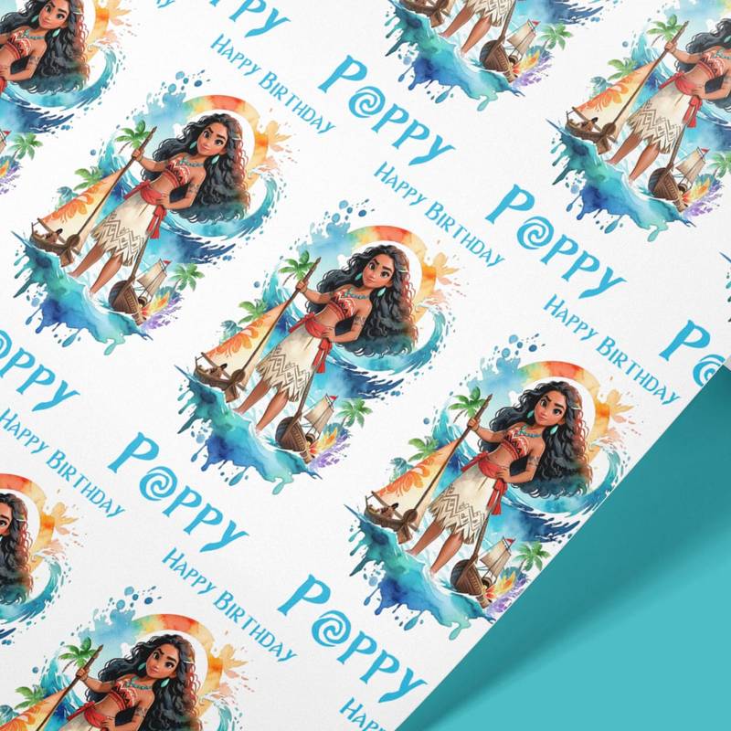 Moana Wrapping Paper