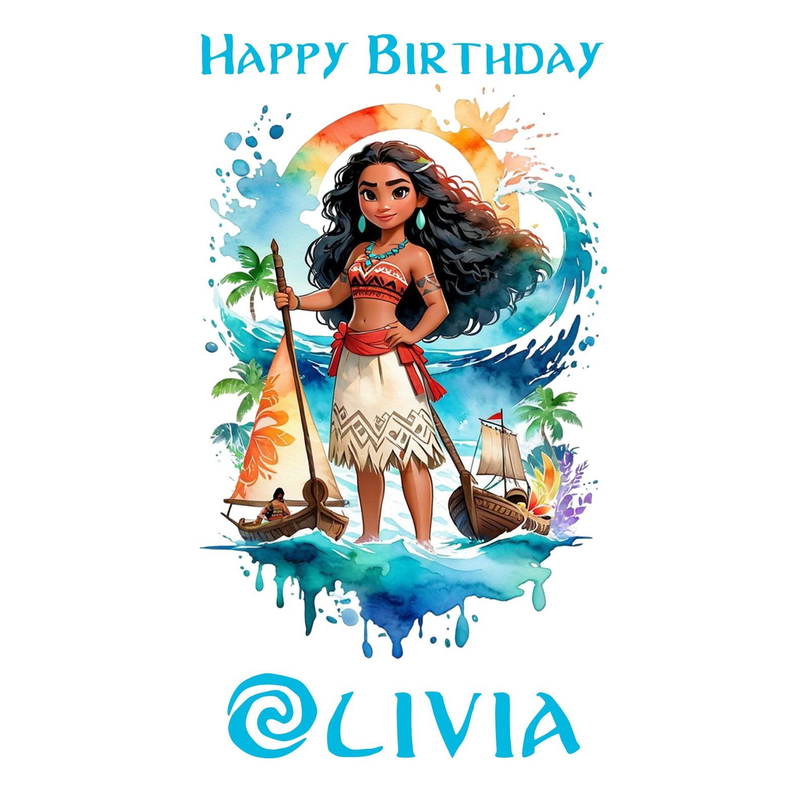 Moana Wrapping Paper