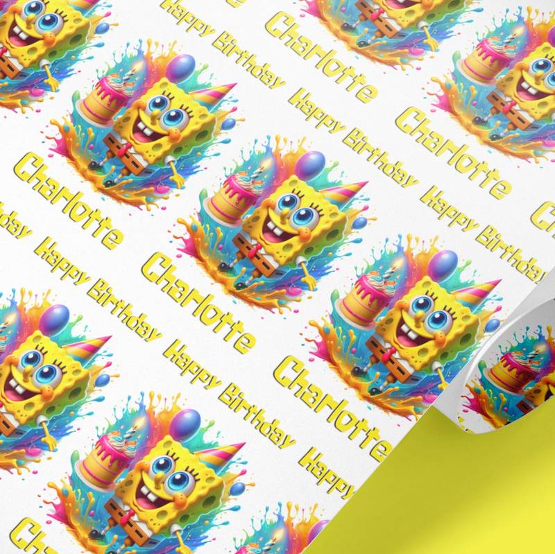 SpongeBob Squarepants Wrapping Paper