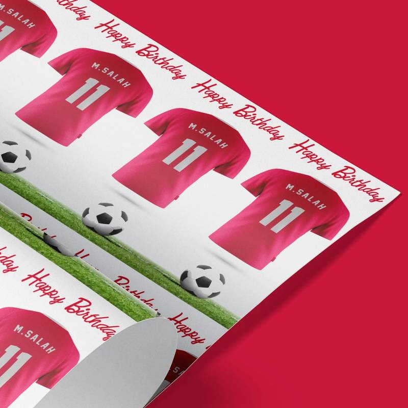 Liverpool FC Jersey Wrapping Paper