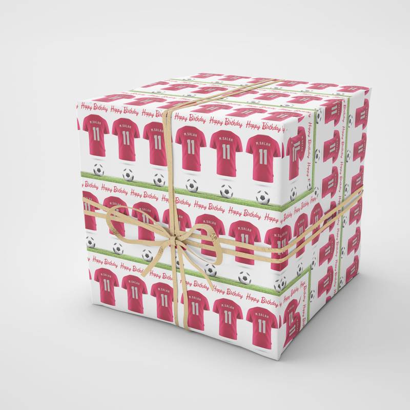 Liverpool FC Jersey Wrapping Paper