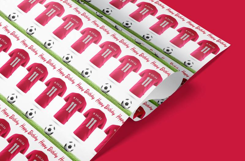Liverpool FC Jersey Wrapping Paper