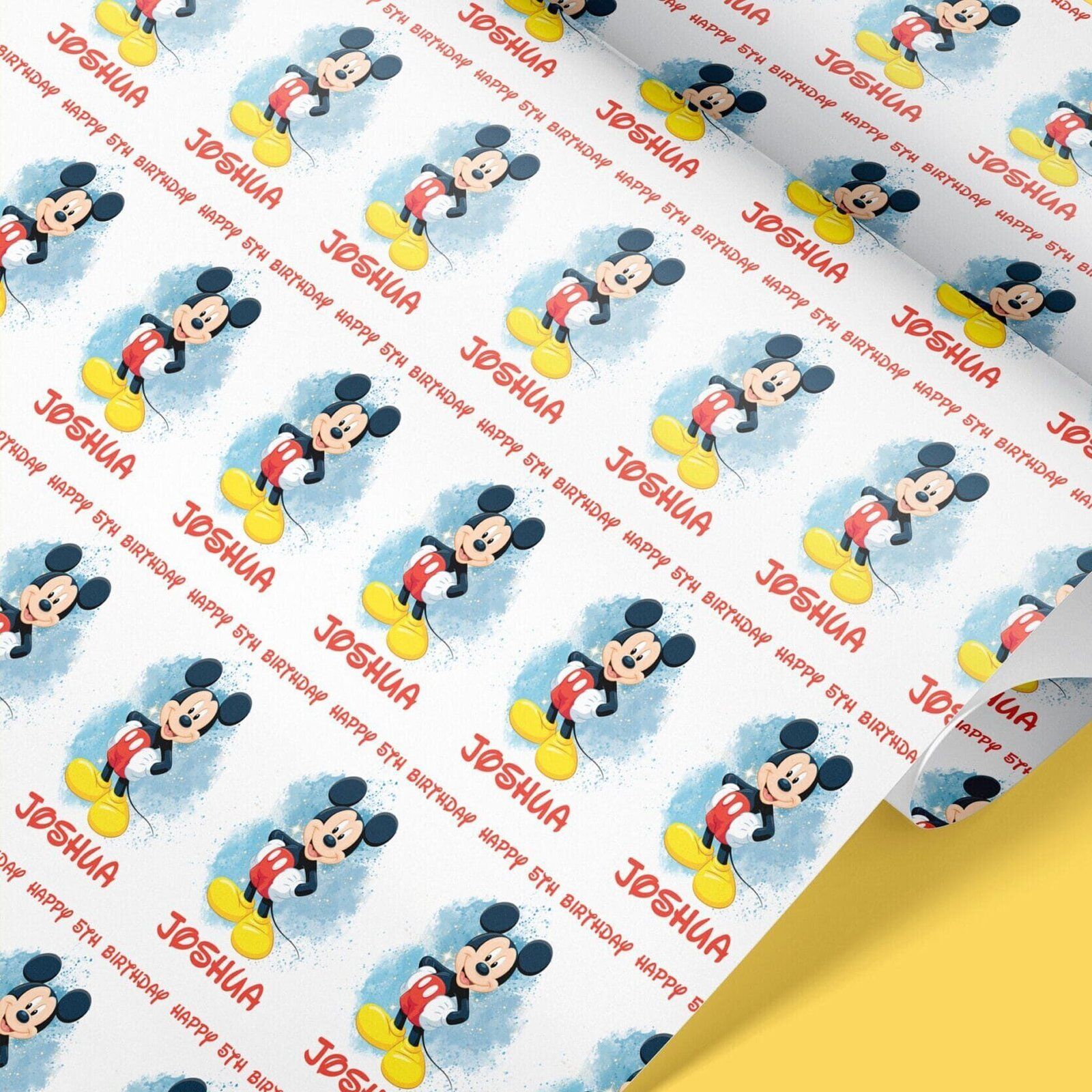 Mickey Mouse wrapping paper