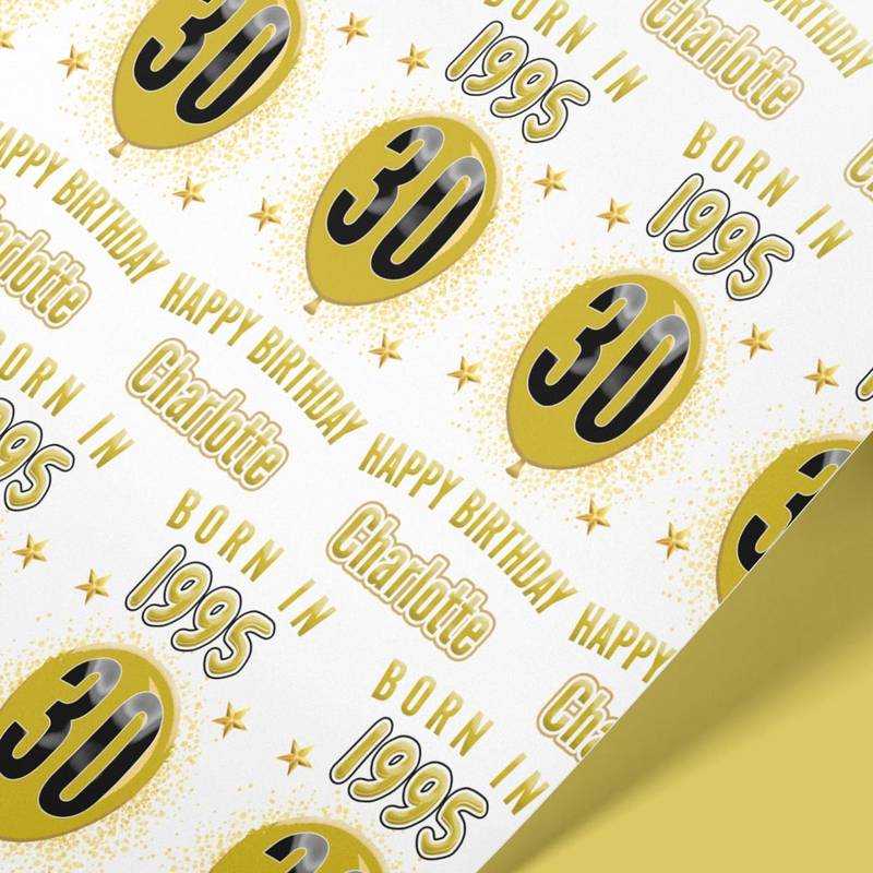 gold wrapping paper