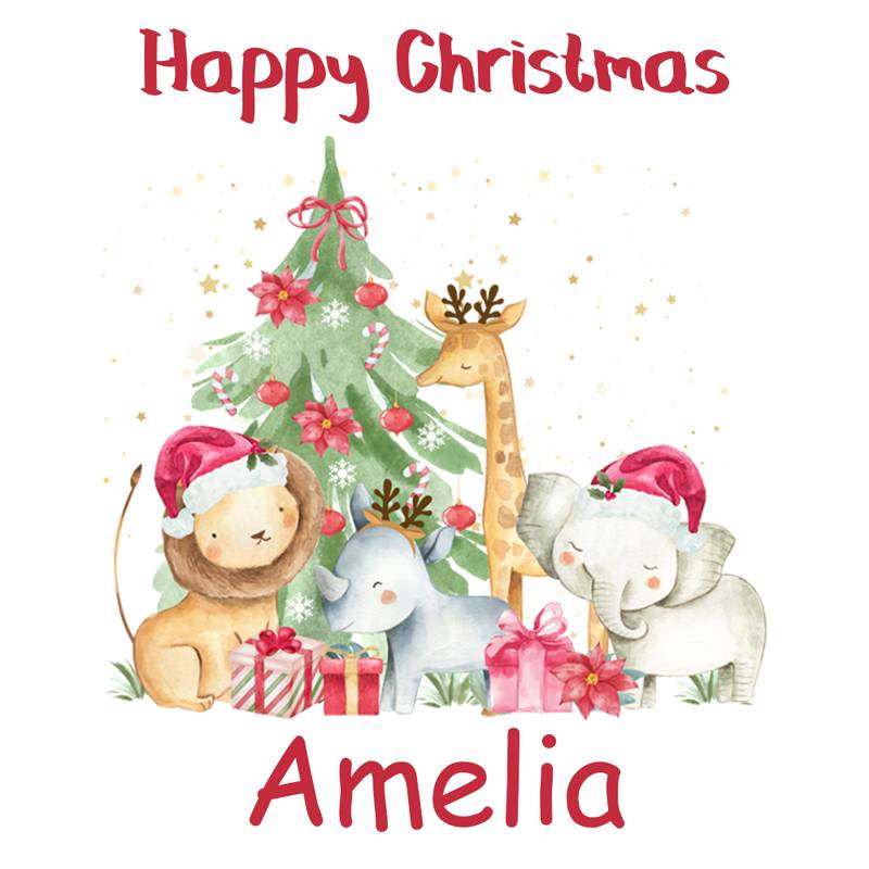 christmas safari animals