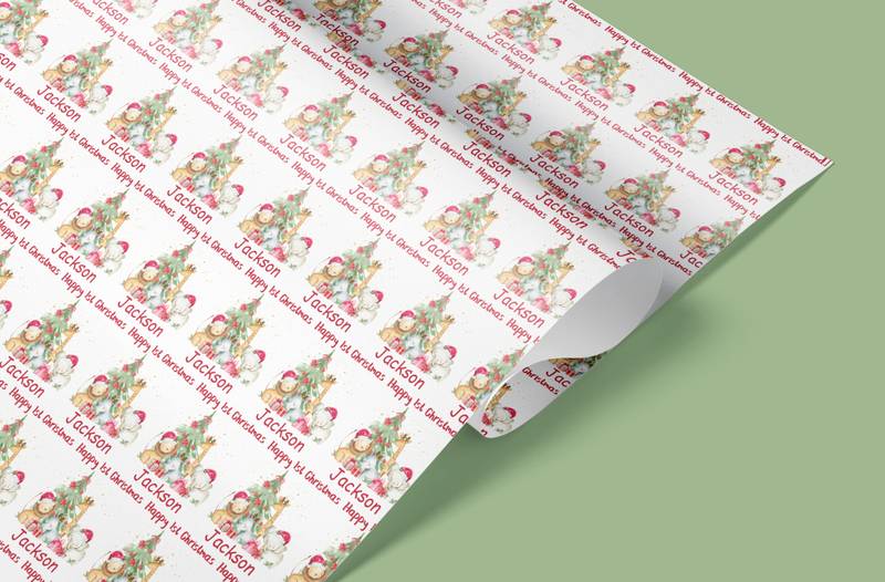christmas wrapping paper