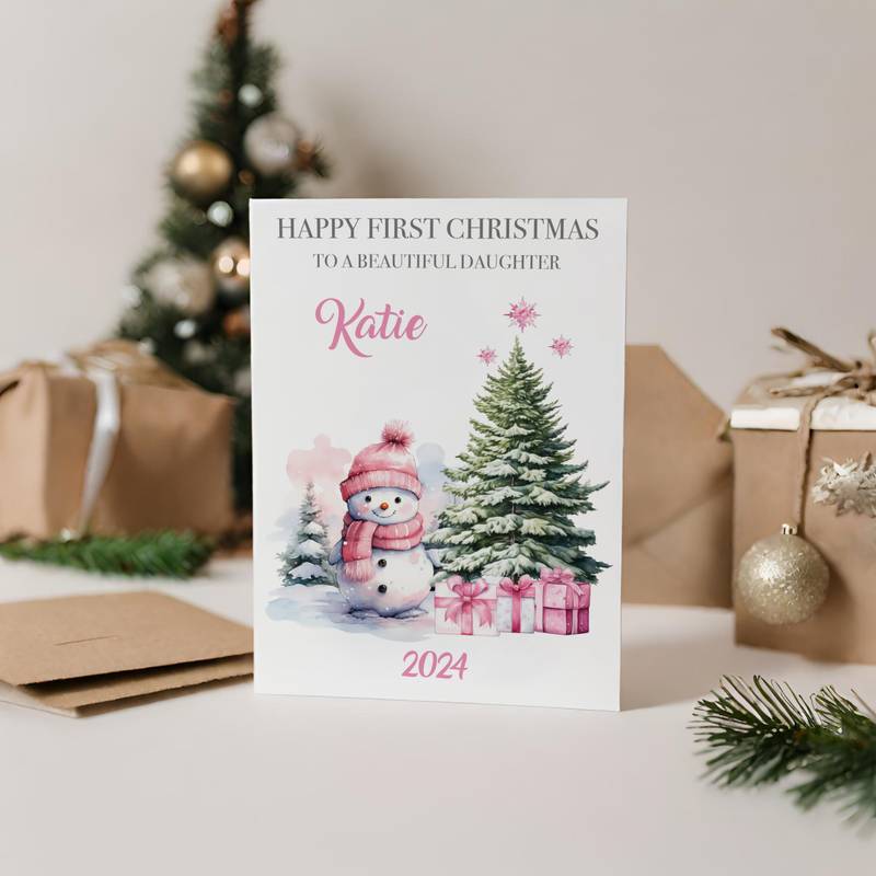 Gift Wrap 4 U Personalised Christmas Card Design