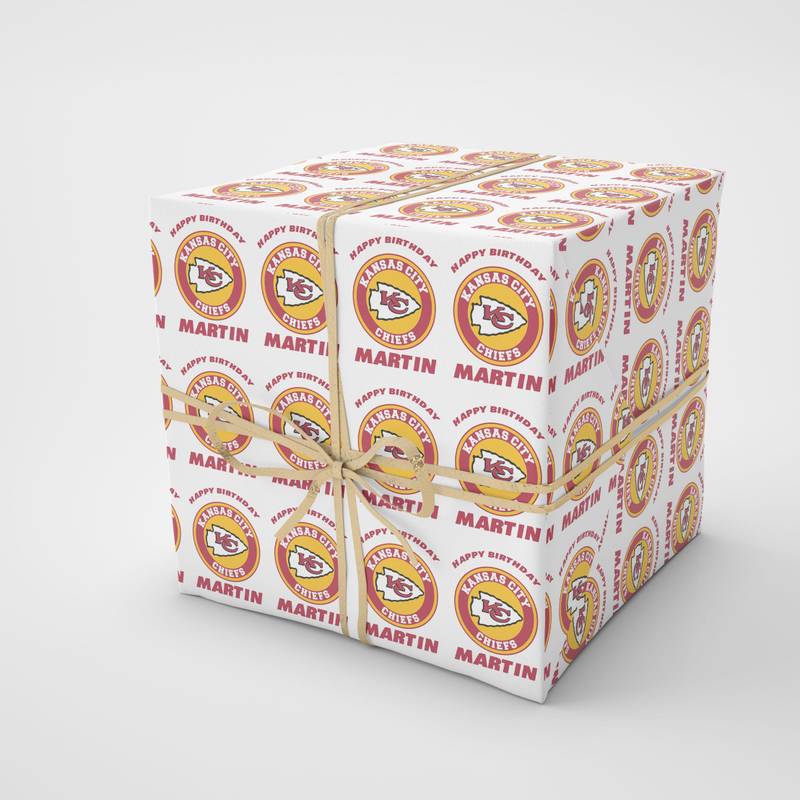 kansas chiefs giftwrap