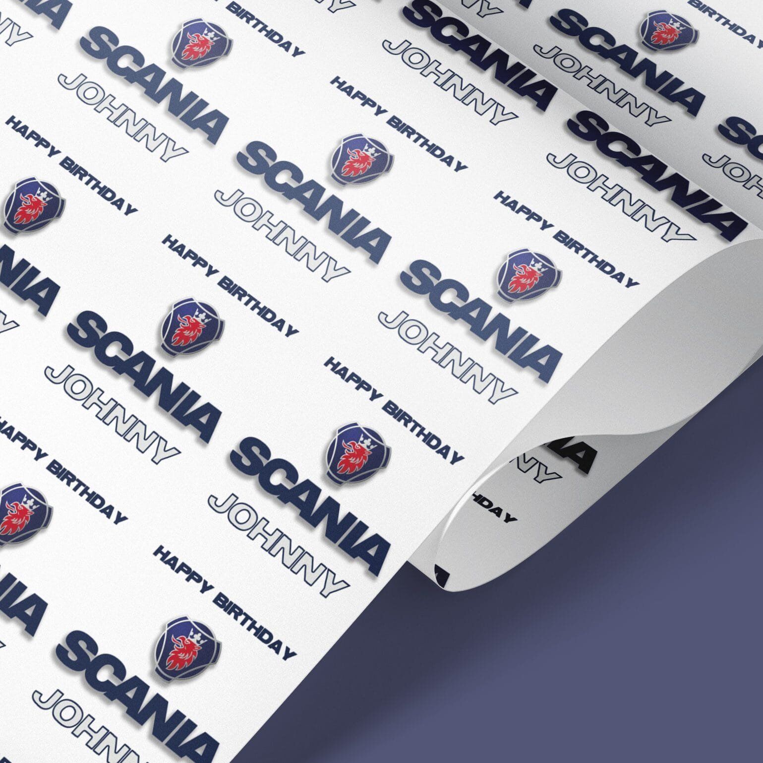 scania lorry giftwrap