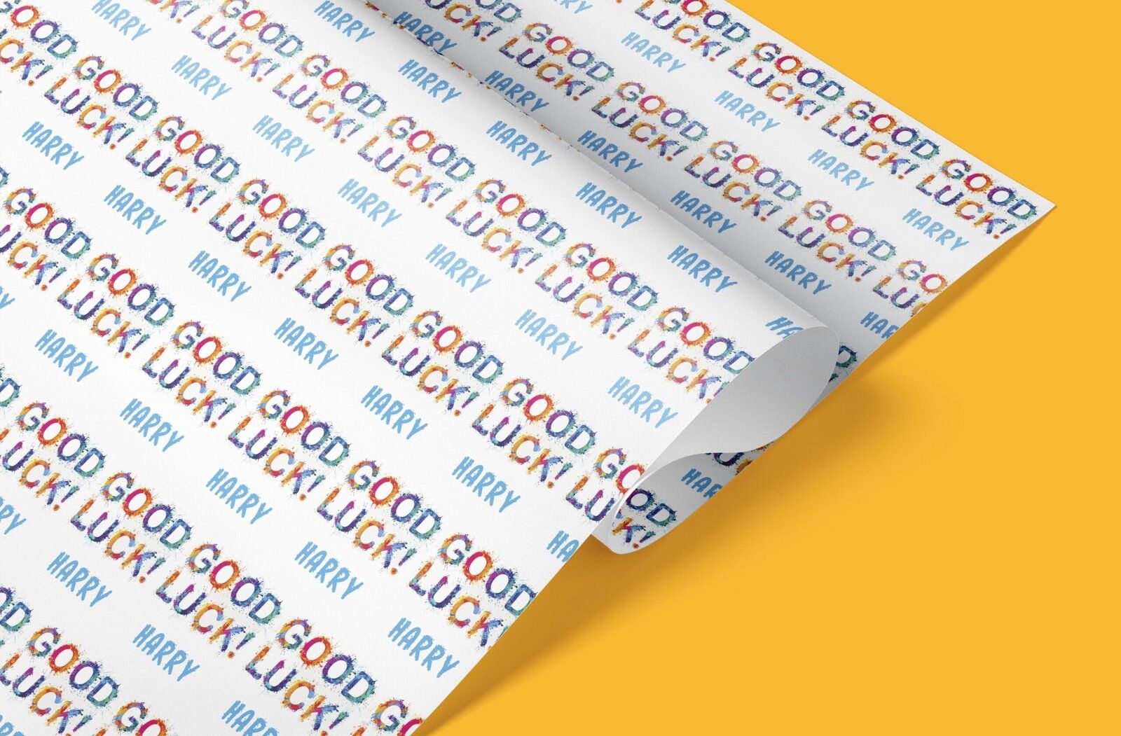 good luck gift wrap