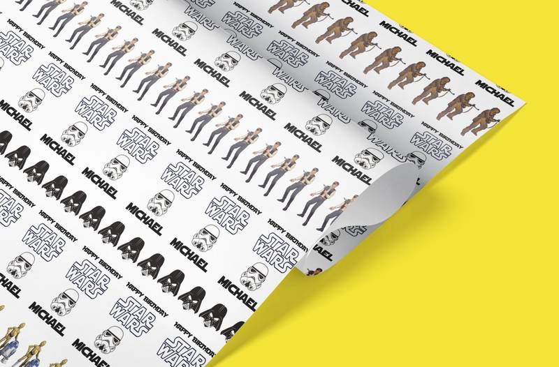 Star Wars giftwrap