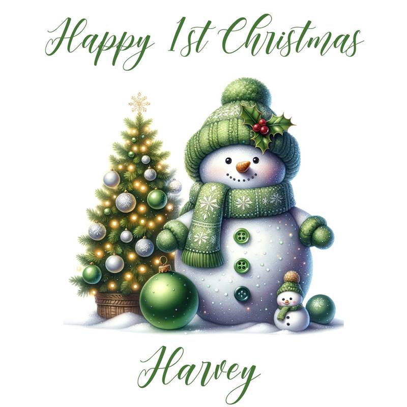 Green Snowman