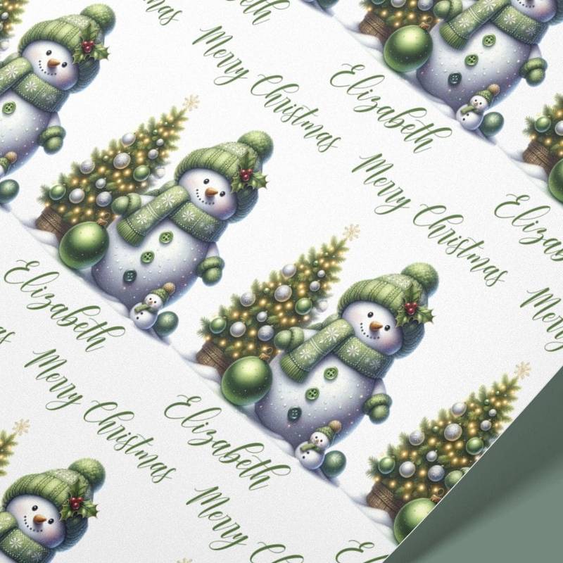 Green Snowman