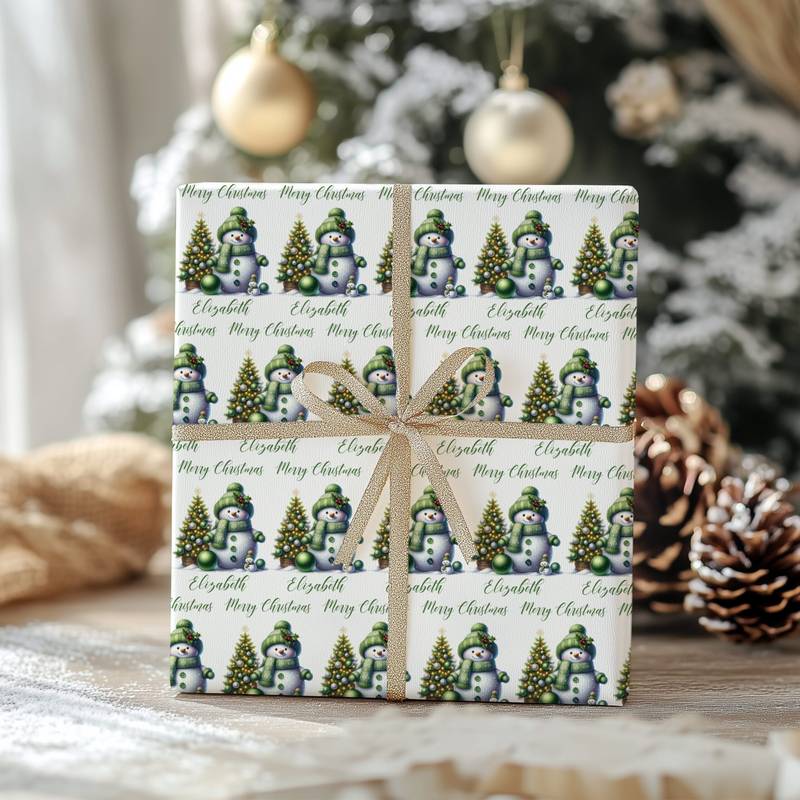 Green Snowman