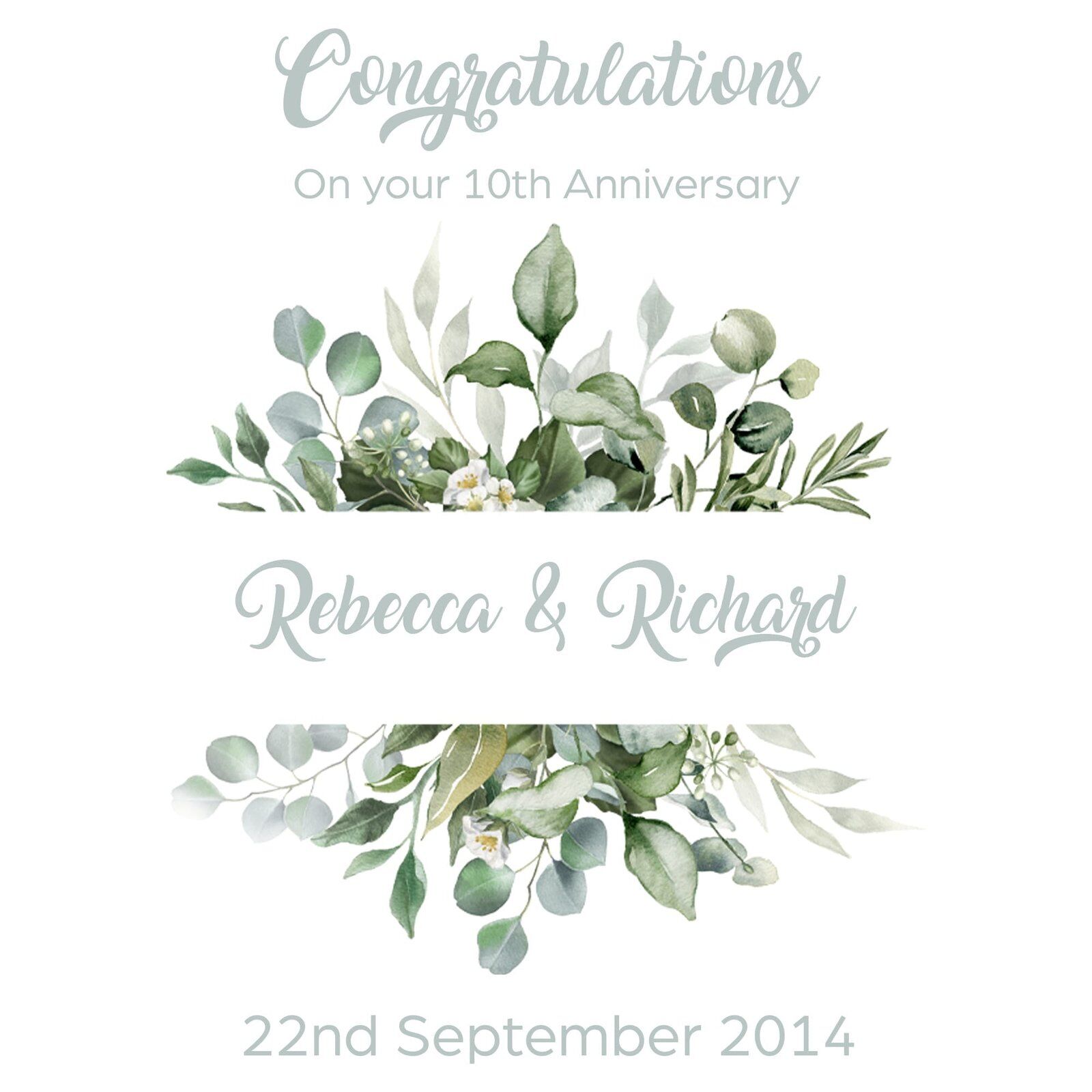 Floral Wedding/Anniversary Wrapping Paper
