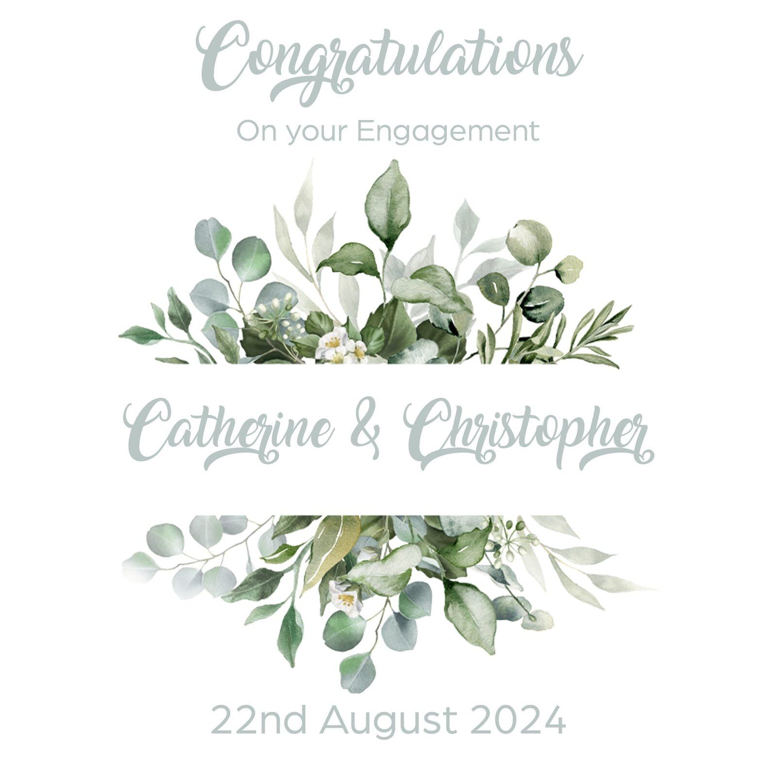 Floral Wedding/Anniversary Wrapping Paper