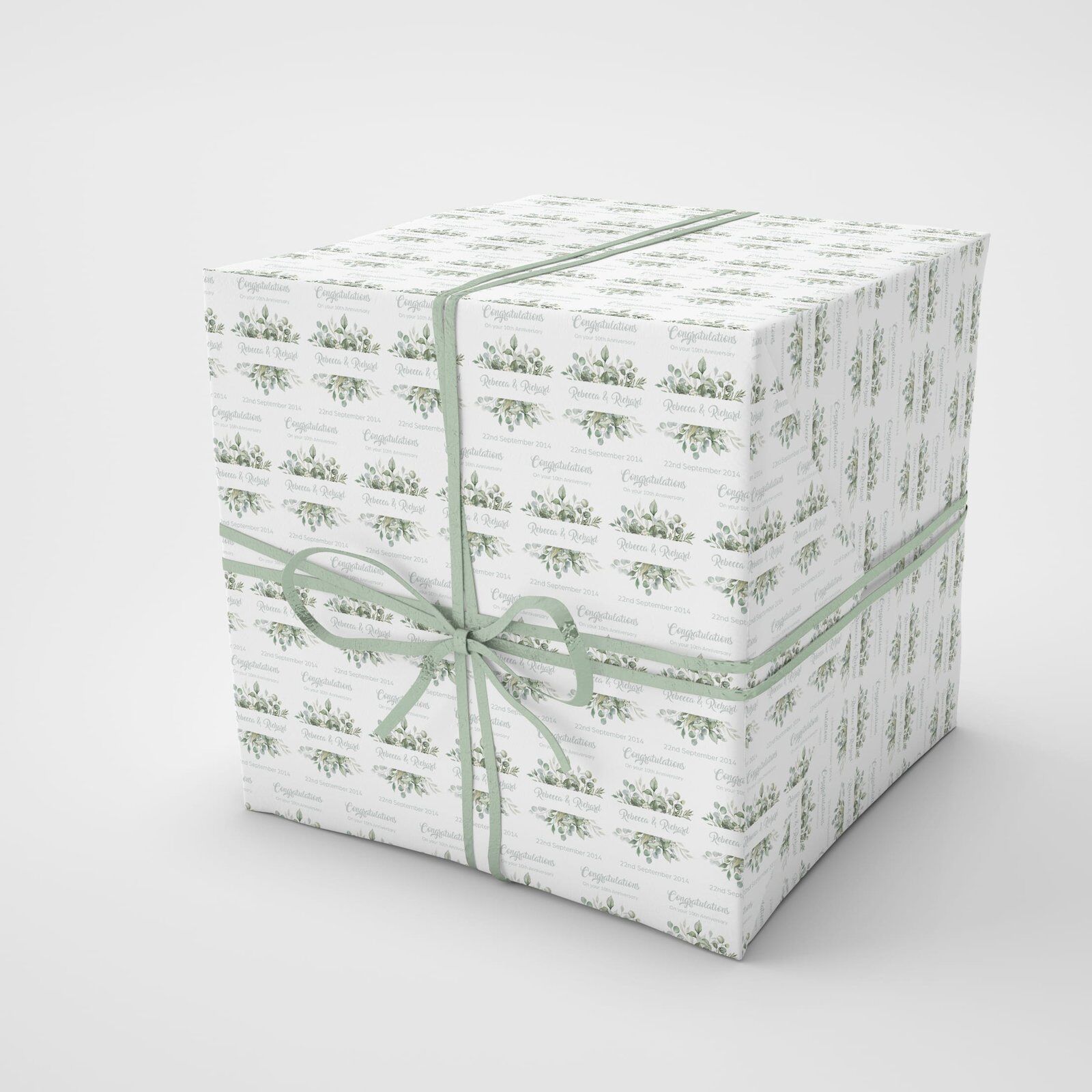 Floral Wedding/Anniversary Wrapping Paper