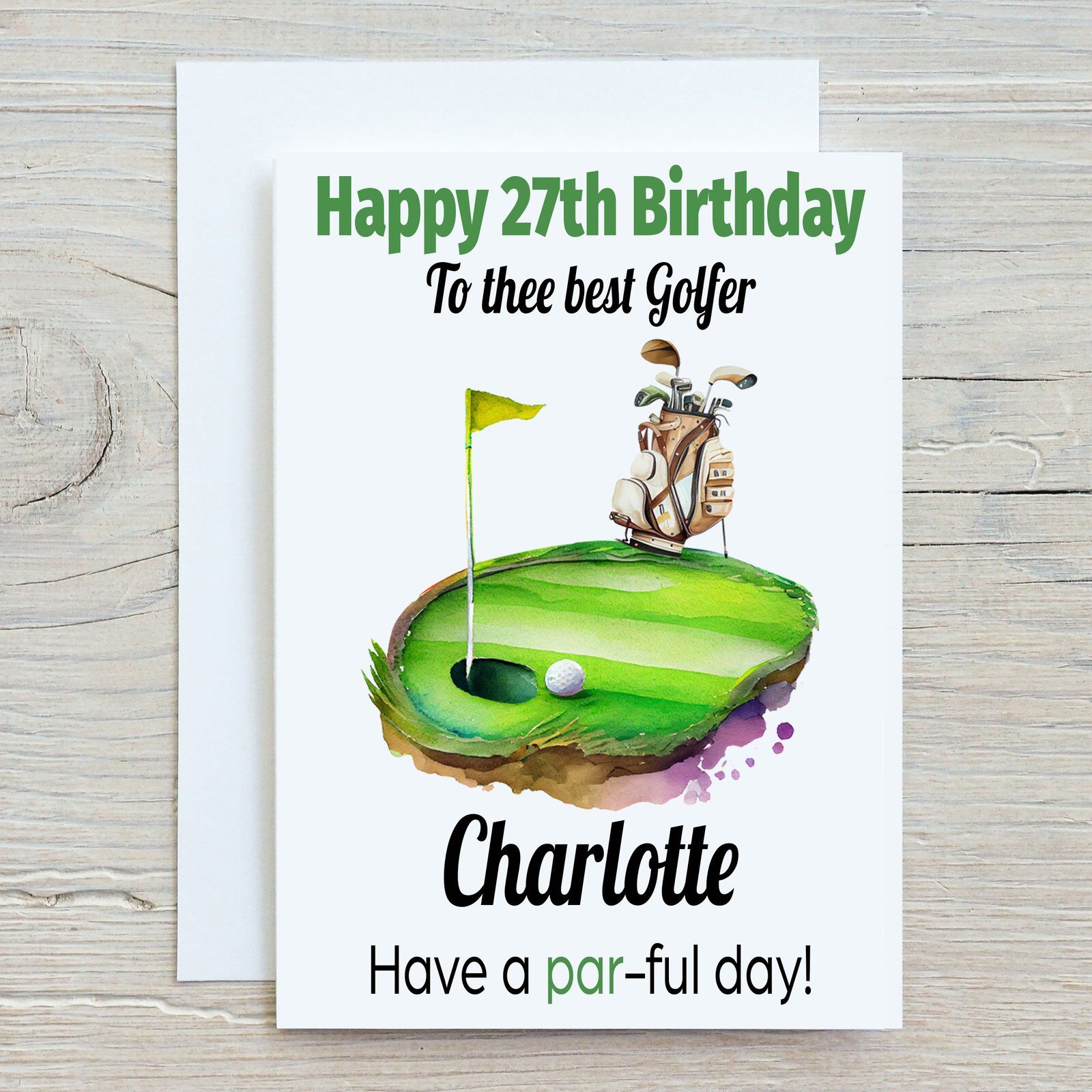 golfing card