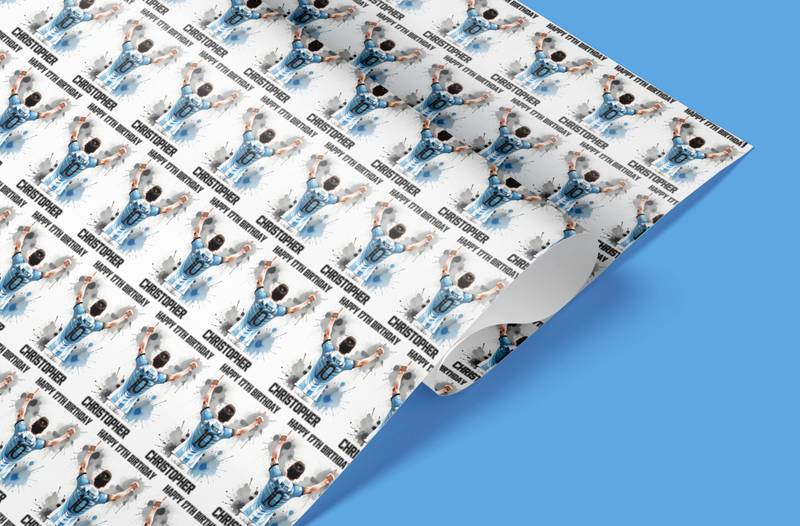 messi wrapping paper roll
