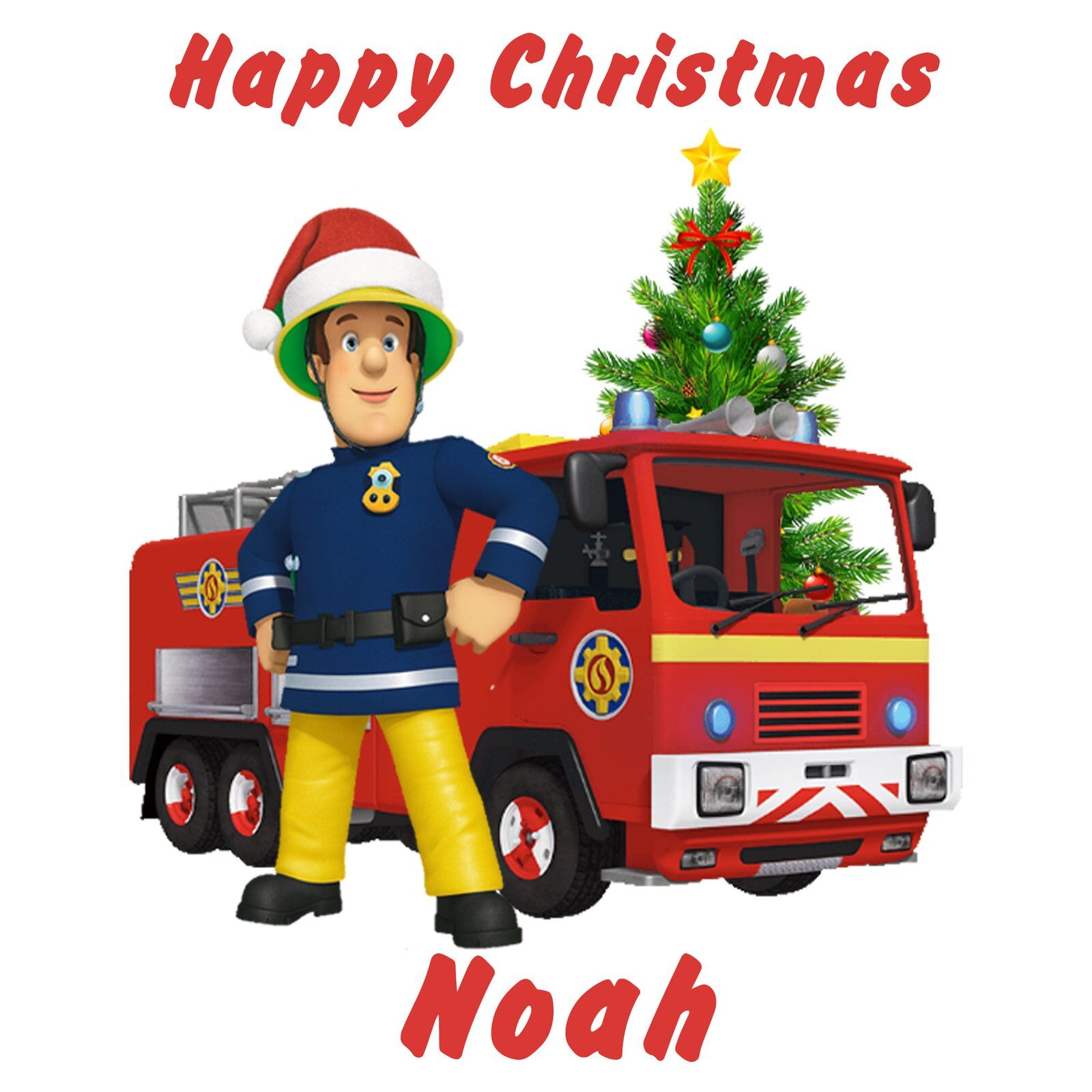 christmas fire engine
