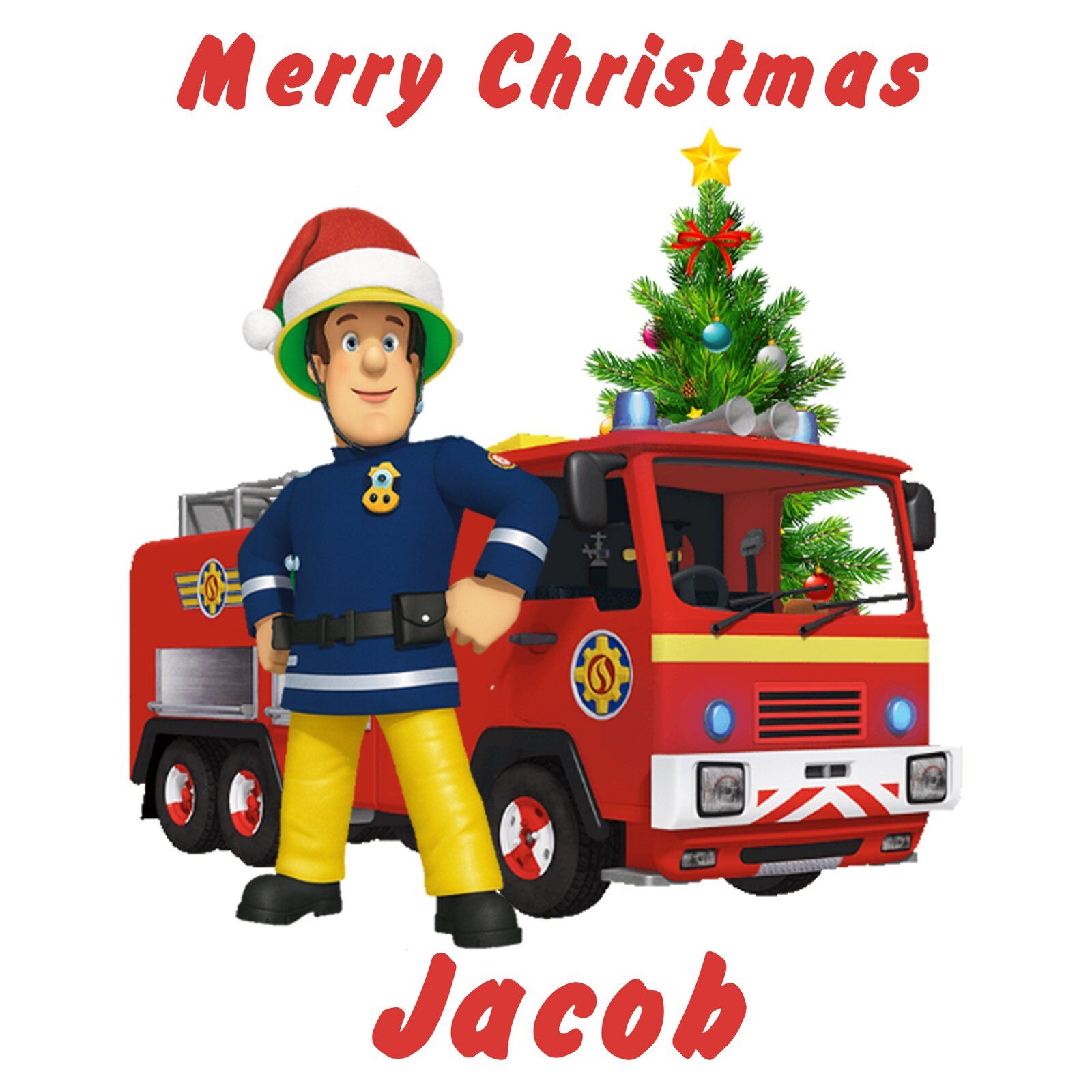 personalised fireman sam wrapping paper
