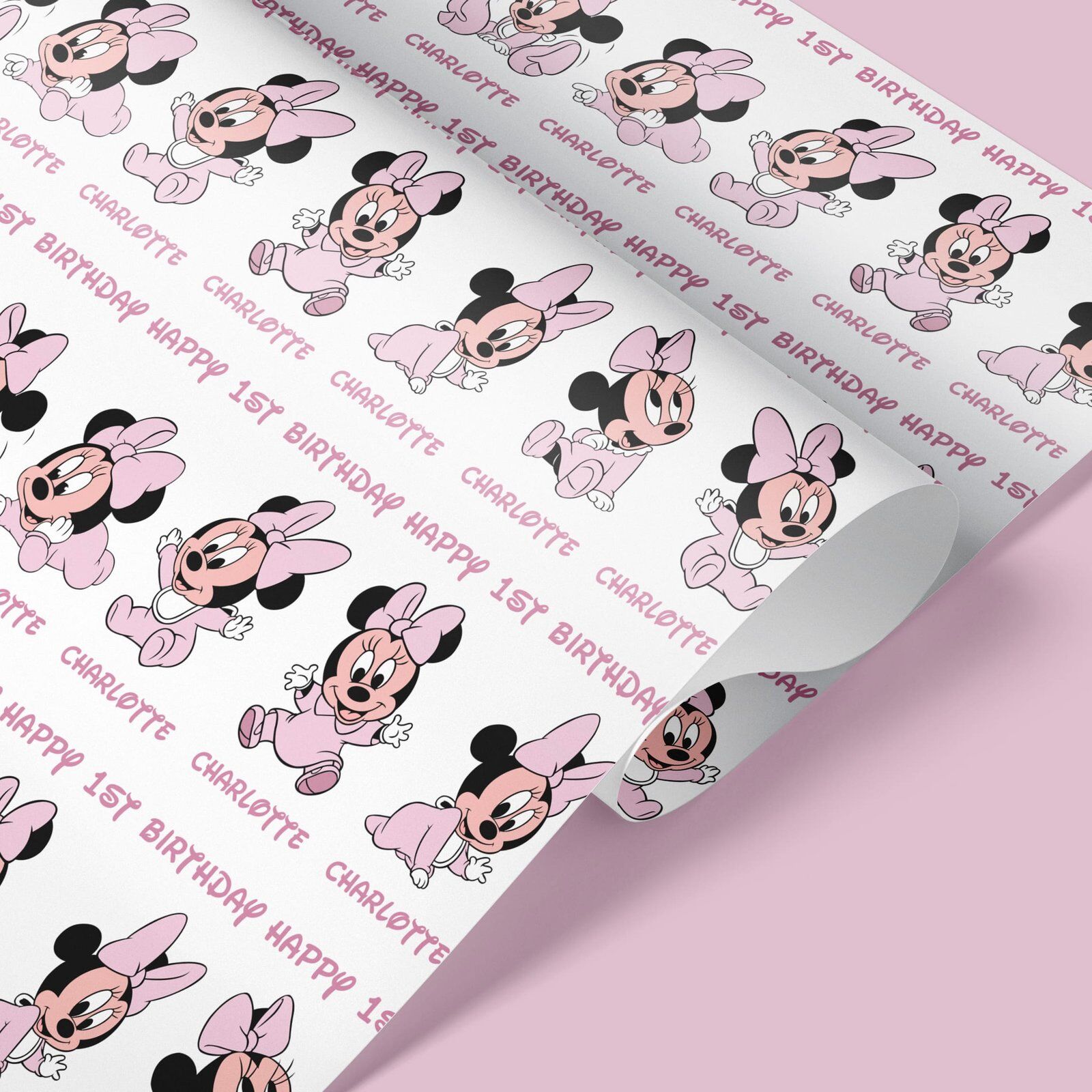 Baby Minnie Mouse Wrapping Paper