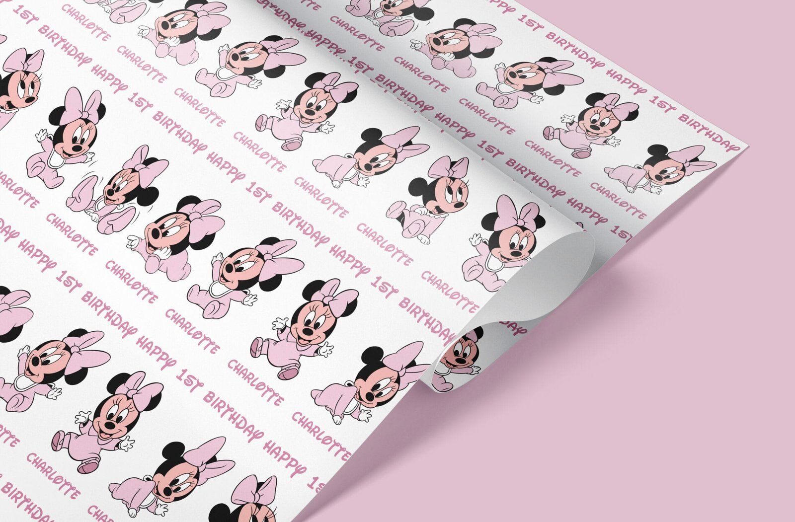 Baby Minnie Mouse Wrapping Paper