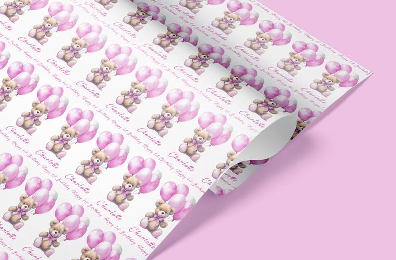 pink wrapping paper