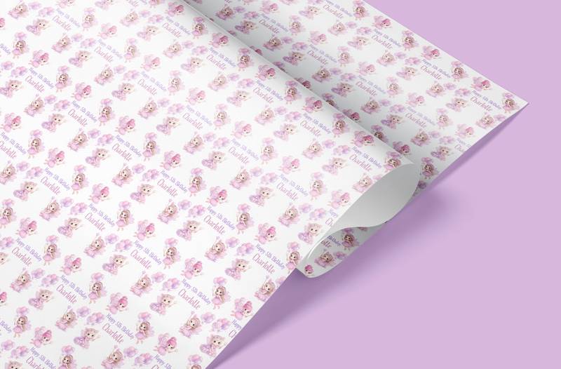 personalised wrapping paper uk