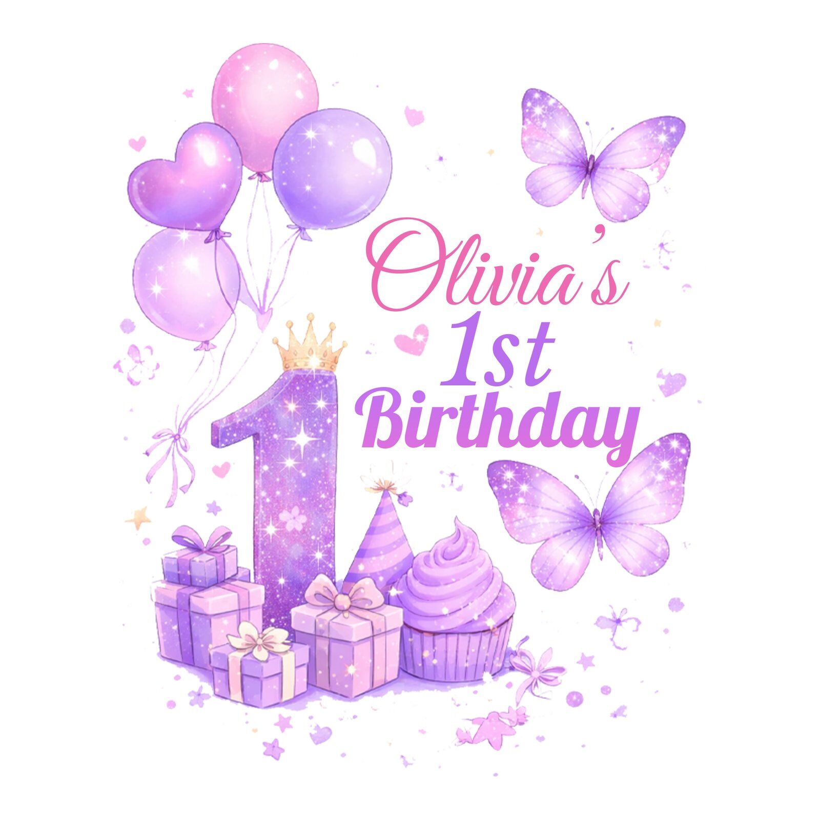 1st birthday gift wrap