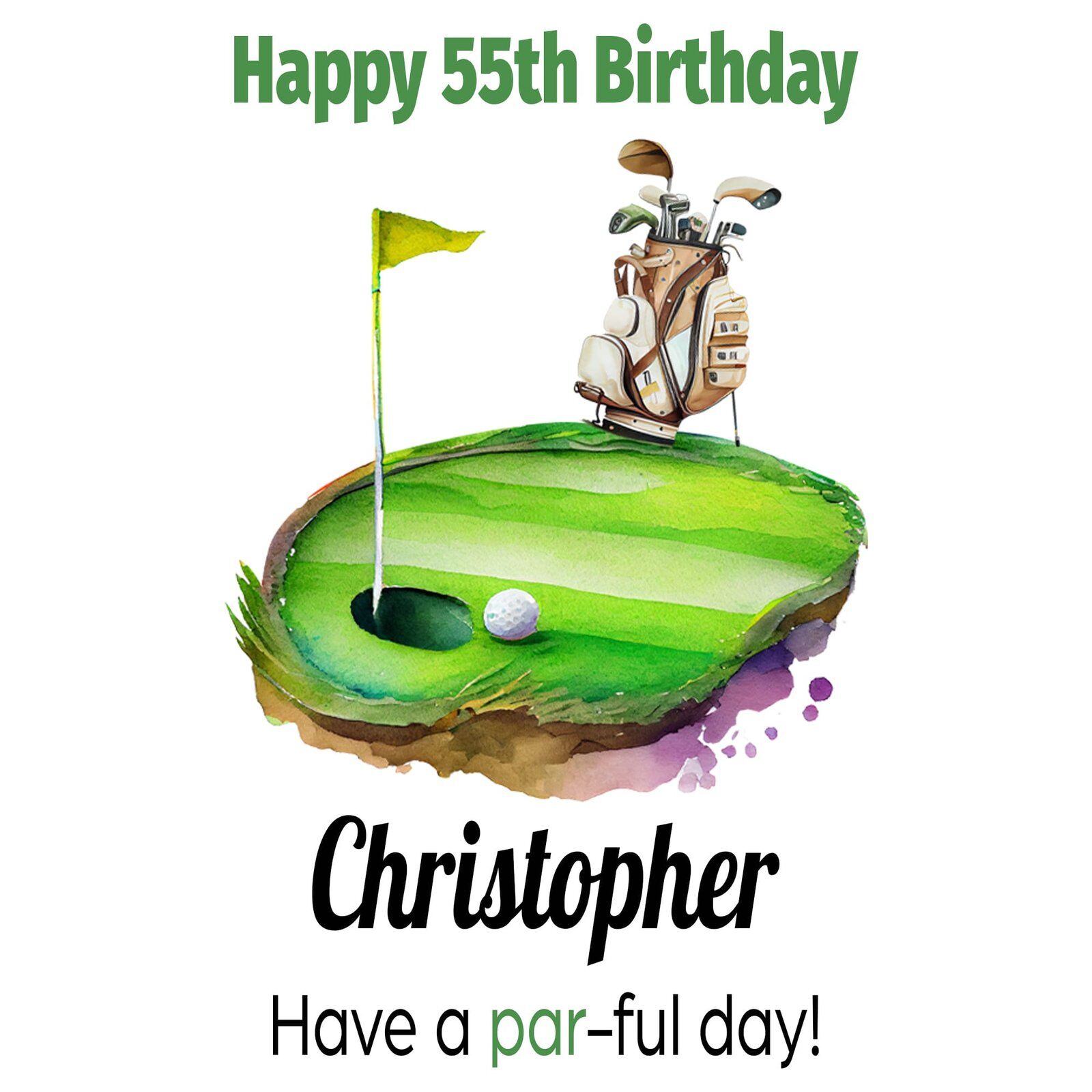 Golf Wrapping Paper